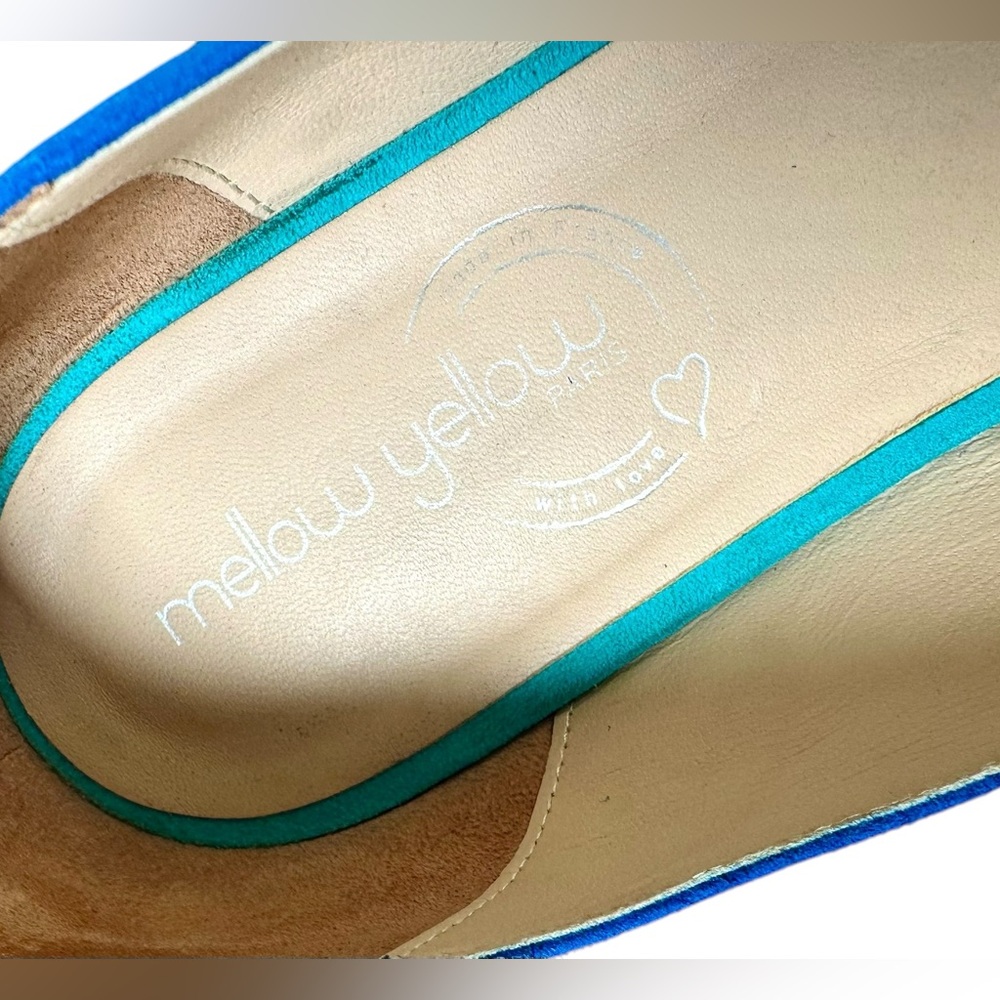 Mellow Yellow Vibrant  Fish Embroidered Loafers - Picture 9 of 11